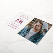 New Mexico State University Graduation 箔招待状 (回転した状態)