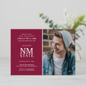 New Mexico State University Graduation 箔招待状 (立ち正面)