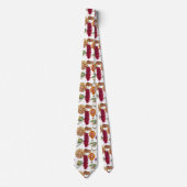 New Mexico Symbols Zia Hot Air Balloon roadrunner ネクタイ (正面)