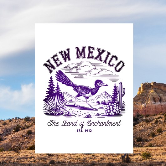 New Mexico The Land of Enchantment Est. 1912 ポストカード