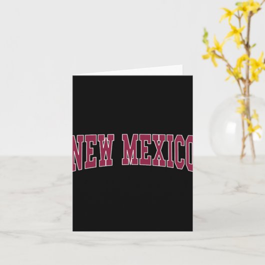 New Mexico - Throwback Design - Clic  カード (黄色い花)
