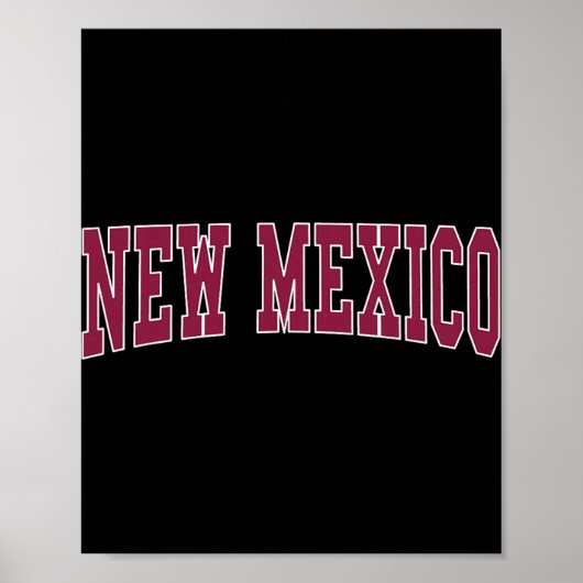 New Mexico - Throwback Design - Clic ポスター (正面)
