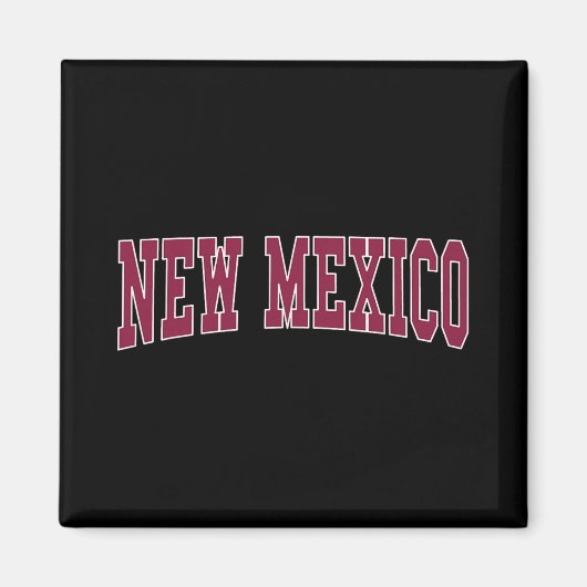 New Mexico - Throwback Design - Clic  マグネット (正面)