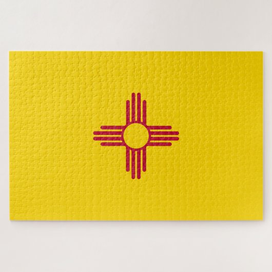 New Mexico (US State) Flag ジグソーパズル (横)