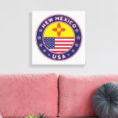 New Mexico, USA States, New Mexico canvas, poster キャンバスプリント (インサイチュ (リビング))