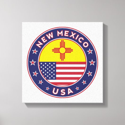 New Mexico, USA States, New Mexico canvas, poster キャンバスプリント (正面)