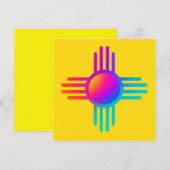 New Mexico Zia Sun  招待状 (正面/裏面)