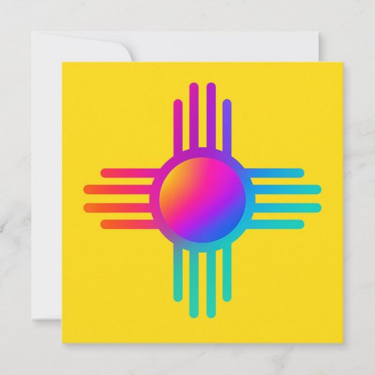 New Mexico Zia Sun  招待状 (正面)