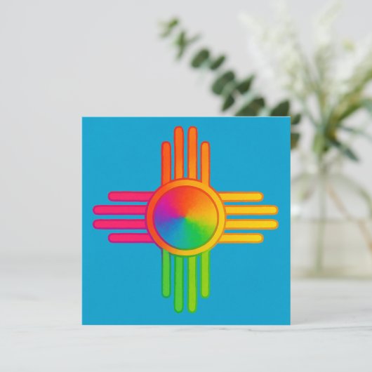 New Mexico Zia Sun Neon 招待状 (スタンド正面)