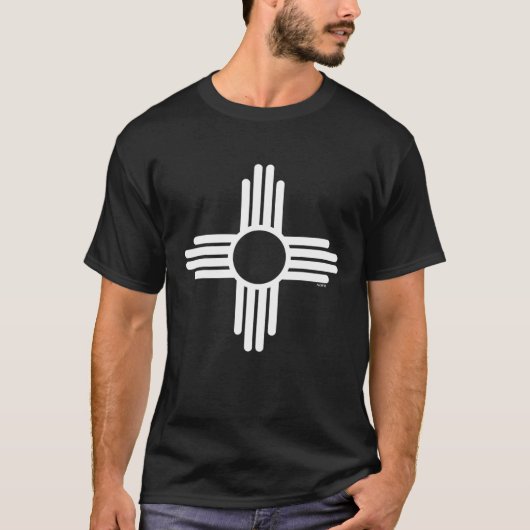 New Mexico Zia Sun Symbol Tシャツ (正面)