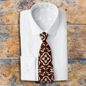 New Mexico Zia Symbol Feather Pattern ネクタイ