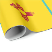 New Mexico Zia Symbol Flag ラッピングペーパー (ロールコーナー)
