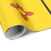 New Mexico Zia Symbol Flag ラッピングペーパー (ロールコーナー)