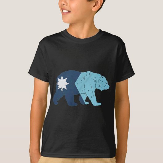 New Minnesota State Flag Bear Tシャツ (正面)