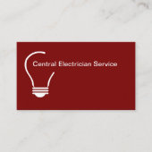 New Modern Electrician Service Business Cards 名刺 (正面)