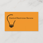 New Modern Electrician Service Business Cards 名刺 (正面)