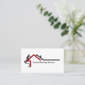 New Modern Roofing Service Business Cards 名刺 (スタンド正面)
