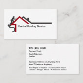 New Modern Roofing Service Business Cards 名刺 (正面/裏面)