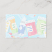 New Modern Simple Pharmacy Business Cards Design 名刺 (裏面)