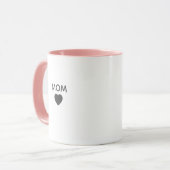 New MOM ギフト Est 2026 ママになる人 コーヒー マグカップ (正面左)