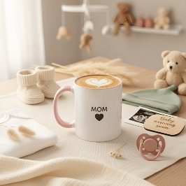 New MOM ギフト Est 2026 ママになる人 コーヒー マグカップ