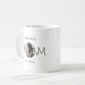 New Mom Established First Mothers Day 2 Photo Mug コーヒーマグカップ (正面左)