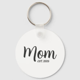 New Mom Established Gift Mothers Day キーホルダー