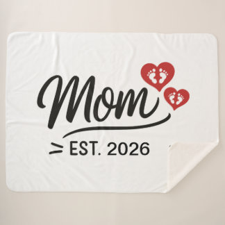 New Mom Established Mothers Day シェルパブランケット