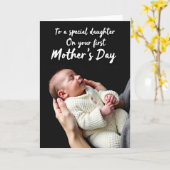 New Mom First Mothers Day Card カード (黄色い花)