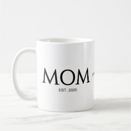 New Mom Gift Personalized Mom Established  コーヒーマグカップ