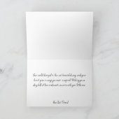 New Mom Happy Mother's Day Photo Greeting Card カード (内部)