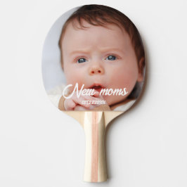 New moms custom baby photo 卓球ラケット