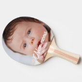 New moms custom baby photo 卓球ラケット (横)