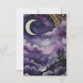 New Moon Invocation Pagan Prayer Pocket Card 招待状 (裏面)