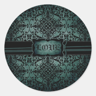 New Moon LOVEステッカー ラウンドシール