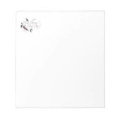 New Moon New Meメモ帳 ノートパッド (正面)