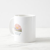 New Mornings New Energy Mug | Motivational Coffee コーヒーマグカップ (正面左)