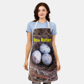 New Mother All-Over Print Apron, Medium エプロン (着用した状態)