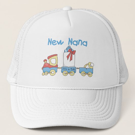 New Nana – 電車のTシャツとギフト キャップ (正面)