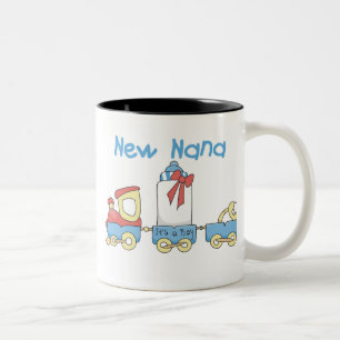 New Nana – 電車のTシャツとギフト ツートーンマグカップ