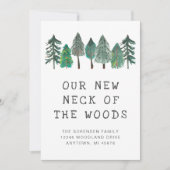 New Neck of the Woods家族の写真の移動 案内状 (正面)