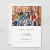 New Neck of the Woods家族の写真の移動 案内状 (裏面)