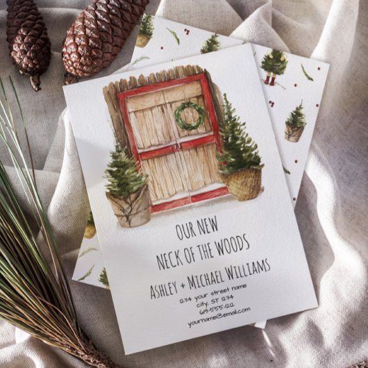 New Neck of the Woods Moving Announcement Address シーズンカード