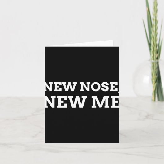 New Nose, New Me Funny Nose Job  カード (正面)