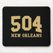 New Orleans Area Code 504 - Hometown Pride - Clic  マウスパッド (正面)