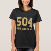 New Orleans Area Code 504 - Hometown Pride - Clic  Tシャツ (正面)