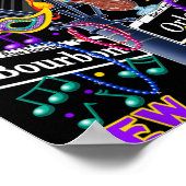 New Orleans Birthday Trip French Quarter Girls Tri ポスター (角)