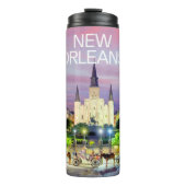 New Orleans Cathedral Travel Thermal Tumbler タンブラー (正面)