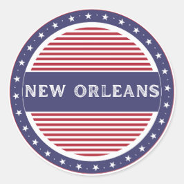 New Orleans City Pride Emblem – American Identity ラウンドシール