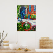 NEW ORLEANS COURTYARD 20" x 28"アートポスター ポスター (キッチン)